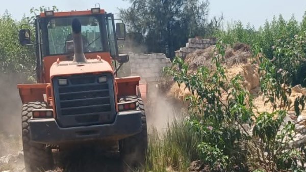 إزالة 10 حالات تعدٍ على الأراضي الزراعية بكفر الشيخ