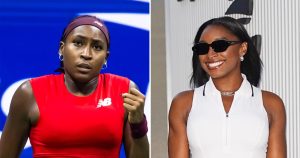ينسب Coco Gauff دعم Simone Biles للفوز في الولايات المتحدة المفتوحة بعد الانهيار في البكاء في البداية