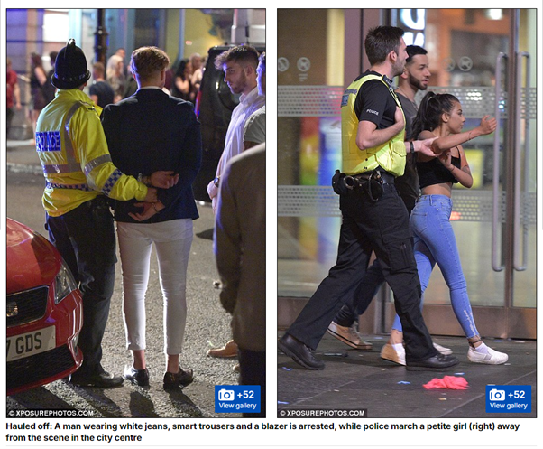  مقالة من صحيفة (ديلي ميل) البريطانية عن احتفالات في مدينة نيوكاسل