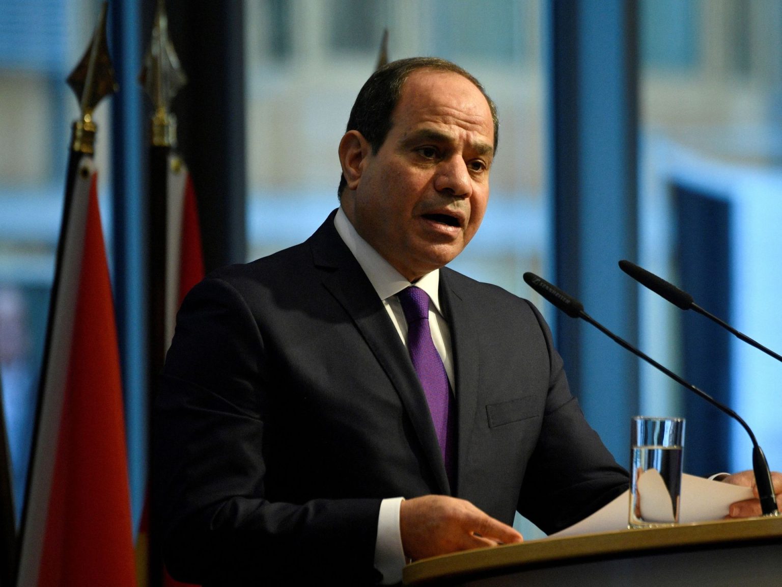 السيسي: نرفض المساس بأمننا المائي وحصتنا من نهر النيل