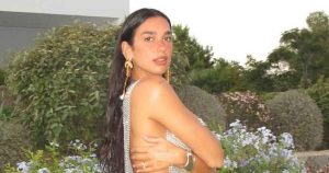 Dua Lipa Rocks Drading Cutout Chainmail Dress For 30th Birthday Celebraties