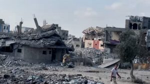 صور خاصة للجزيرة تظهر حجم الدمار في حي الصبرة جنوبي مدينة غزة