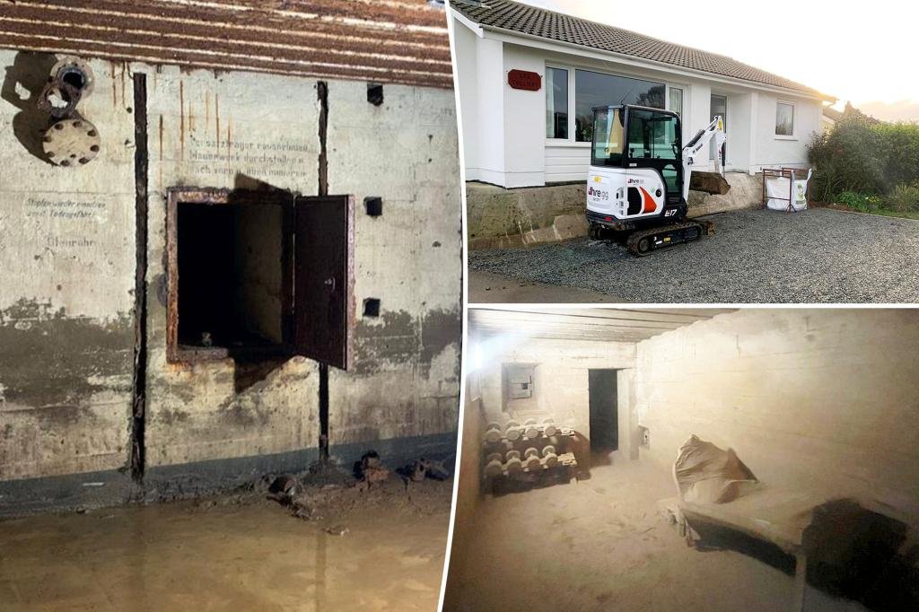 يكتشف أصحاب المنازل المشتبه في ذلك المستودع النازي برسالة زاحفة