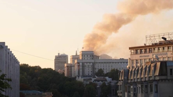 روسيا تضرب مبنى حكومة كييف