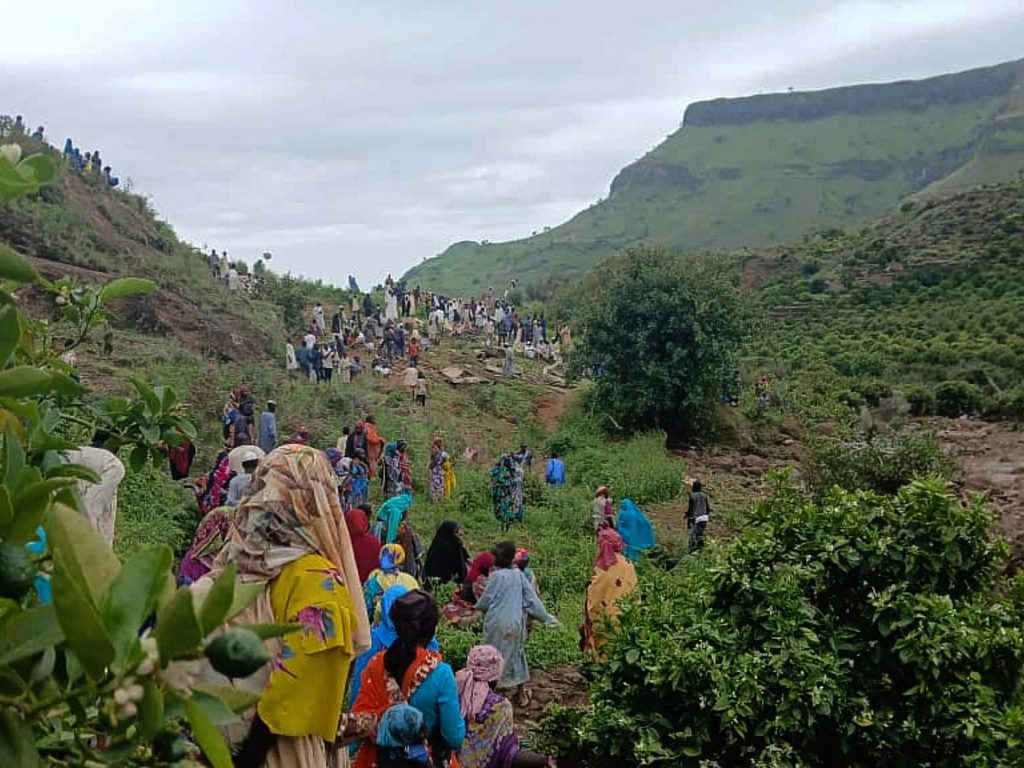 يناشد السودان المساعدة بعد انهيار الأرض يقتل أكثر من 1000 في دارفور