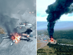 مشاهد لاستهداف حركة الشباب الصومالية قاعدة أميركية نصرة لغزة.. ما حقيقتها؟