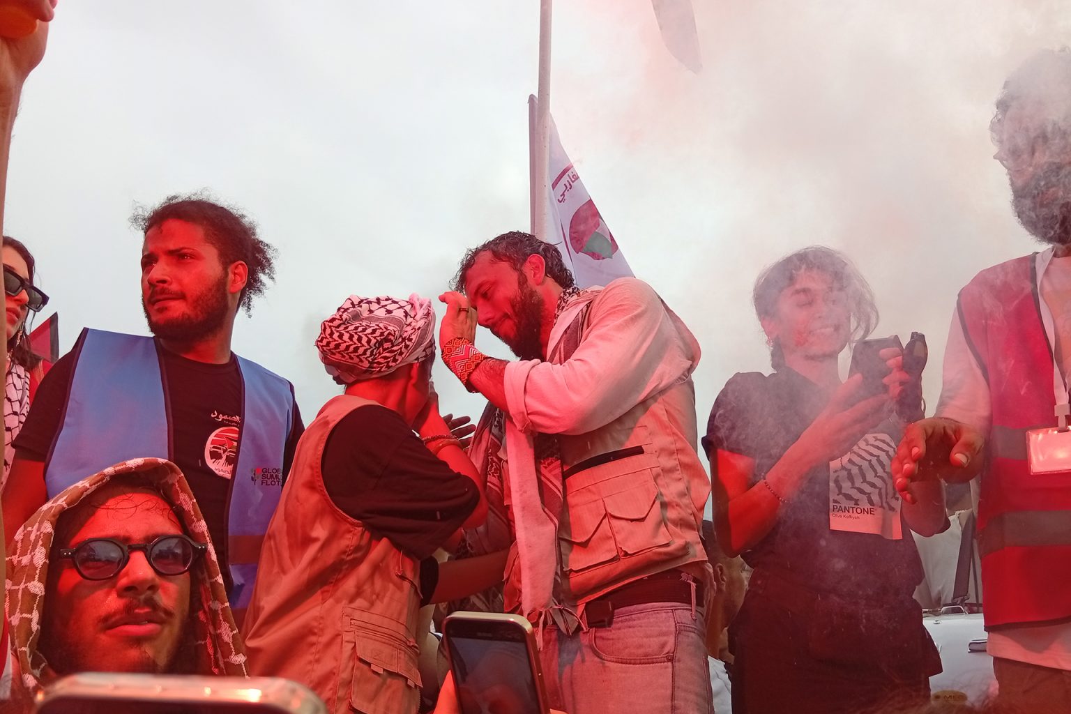 أسطول الصمود العالمي يرسو في تونس استعدادا للإبحار نحو غزة