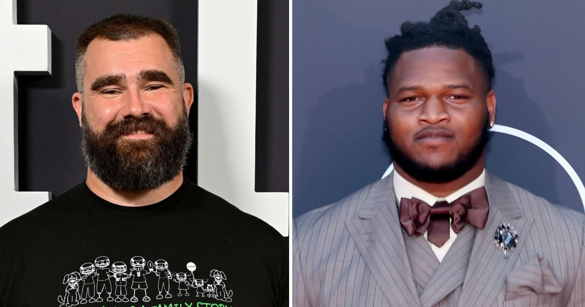 Jason Kelce لديه رد فعل NSFW على قانون نجمة NFL Jalen Carters البصق