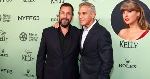 لا يمكن لأطفال جورج كلوني وآدم ساندلر الانتظار لسماع ألبوم تايلور سويفت الجديد