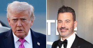 يحتفل Donald Trump ABC بسحب Jimmy Kimmel قبالة Air ، ويستهدف Seth Meyers ، Jimmy Fallon