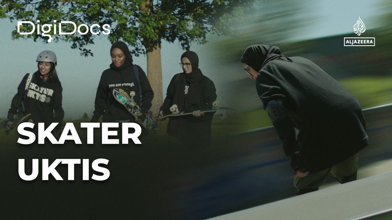 المتزلج Uktis: الفتيات المسلمات يحولن التزلج على التزلج