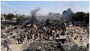 استشهاد وإصابة 30 فلسطينيا في قصف إسرائيلي غرب مدينة غزة