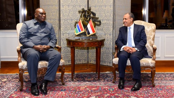 وزير الخارجية: مصر مستعدة لتلبية احتياجات جامبيا في مجالي التشييد والطاقة