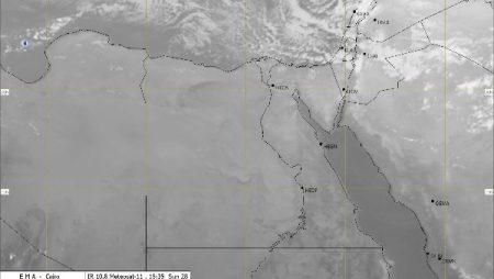 عاجل | الأقمار الصناعية ترصد بداية سقوط أمطار على شمال وشرق البلاد