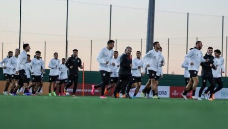 منتخب مصر يواصل التدريب استعدادًا لمباراة زيمبابوي بكأس الأمم الأفريقية