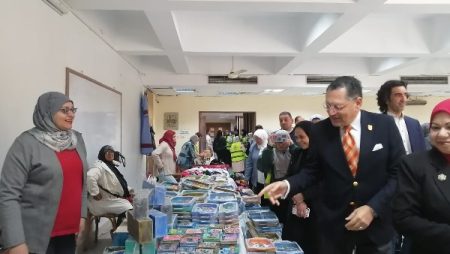 التضامن تنظم معرض ديارنا جامعات للحرف اليدوية والتراثية بجامعة القاهرة