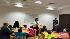 حكاية حروف على البردي ورشة فنية بـ متحف شرم الشيخ