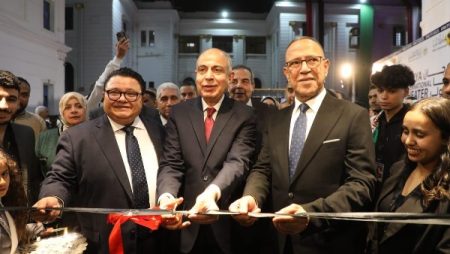 افتتاح مسرح ديوان عام محافظة المنيا بعد التطوير بحضور نجوم المسرح المصري والعربي | صور