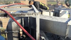 اندلاع حريق في مستشفى ديروط المركزي الجديد بأسيوط