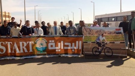 جامعة أسوان تطلق مهرجانًا رياضيًا للدراجات لتعزيز الأنشطة الطلابية
