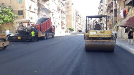 استمرار أعمال تطوير أحد أضخم المشروعات السكنية بمدينة بورفؤاد