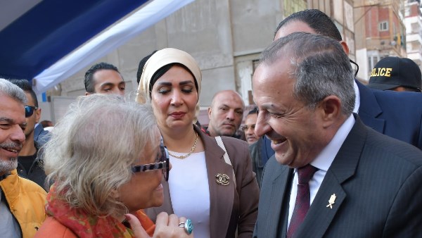 افتتاح نموذج تطوير شارعي الحميدي والتجاري في بورسعيد| صور