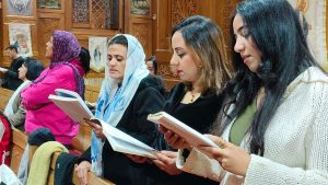 أجواء احتفالية ودعاء لمصر.. أقباط بورسعيد يؤدون صلوات قداس رأس السنة