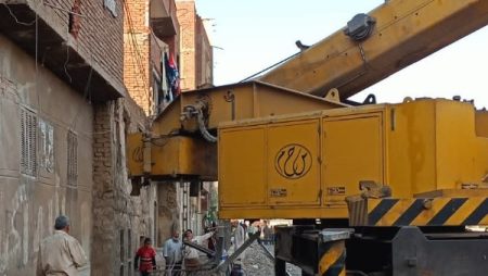 تقرير لجنة فحص التلفيات.. 9 منازل متضررة في حادث سقوط حاويات القطار بطوخ.. تفاصيل