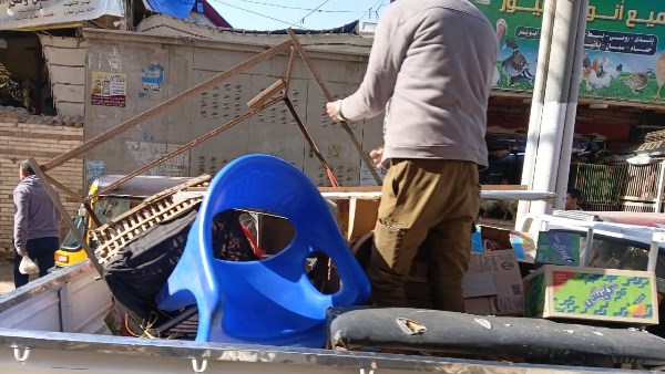 حملة مكبرة لإزالة الإشغالات المخالفة بحي غرب كفر الشيخ| صور