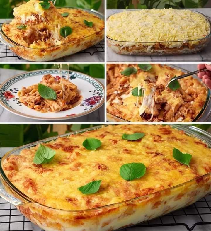 غرقانة في الموتزاريلا.. طريقة عمل المكرونة بالبشاميل بطعم تحفة