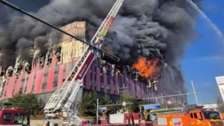 كوريا الجنوبية.. اندلاع حريق إثر انفجار في محطة تايان للطاقة الحرارية