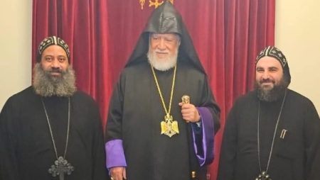 مشاركة الكنيسة القبطية في قبرص في احتفال الكنيسة الأرمنية بمرور 38 سنة على حبرية قداسة الكاثوليكوس