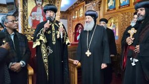 بطريرك إريتريا يزور مطرانية الأقباط الأرثوذكس بروما | صور