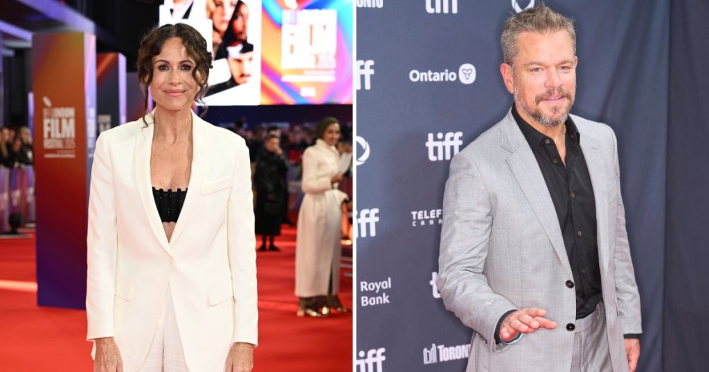 ميني درايفر تقول إنها “سعيدة دائمًا” لمقابلة السابق مات ديمون وزوجته: “لا أراهم كثيرًا”