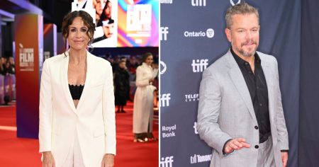 ميني درايفر تقول إنها “سعيدة دائمًا” لمقابلة السابق مات ديمون وزوجته: “لا أراهم كثيرًا”