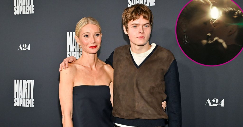 غوينيث بالترو تقلد رد فعل ابنها موسى على مشاهدها الجنسية في فيلم “مارتي سوبريم” مع تيموثي شالاميت