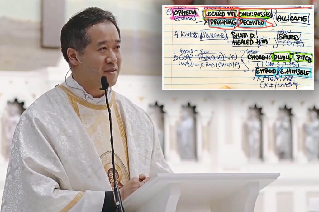 انتشر كاهن كاثوليكي على نطاق واسع بسبب خطبته حول تايلور سويفت وترافيس كيلسي