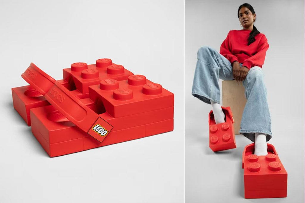 LEGO تعرض لأول مرة تعاونًا غريبًا مع Crocs في أسبوع الموضة في باريس: “Brick-tacular”