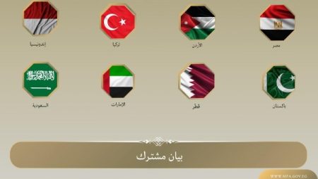 بيان مشترك لوزراء خارجية 8 دول حول تدهور الوضع الإنساني في قطاع غزة