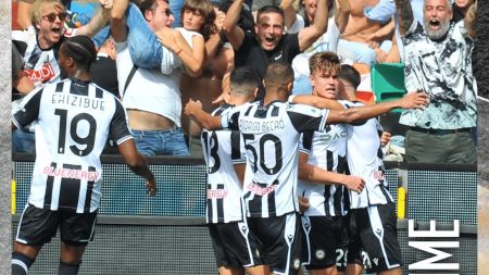 أودينيزي يكتسح فيرونا 3-1 في الدوري الإيطالى