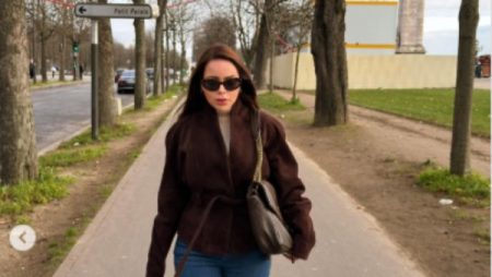 أسما إبراهيم بإطلالة شتوية.. شاهد