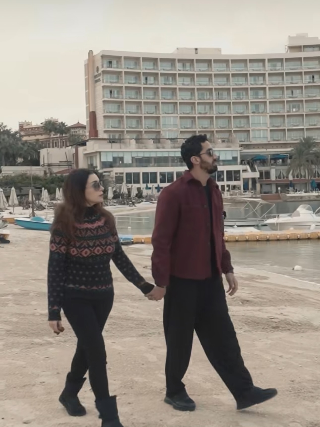 May be an image of one or more people, beard and beach