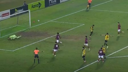 المقاولون العرب يتقدم على سيراميكا كليوباترا بهدف نظيف بالشوط الأول بكأس عاصمة مصر