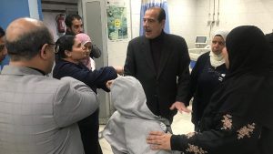 نائب وزير الصحة يوجه بإحالة إدارة مستشفى إمبابة العام والمتغيبين للتحقيق