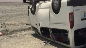 إصابة 10 أشخاص في انقلاب ميكروباص بالطريق الصحراوي الشرقي بأسيوط