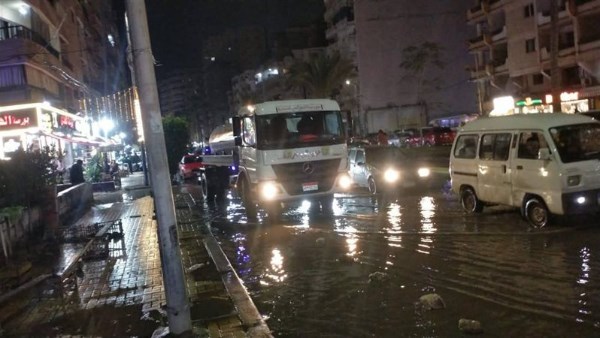 رفع حالة الاستعداد غربي الإسكندرية لمواجهة موجة الأمطار المحتملة