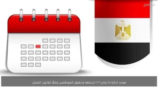 من بكرة.. إجازة 25 يناير 3 أيام للموظفين والبنوك