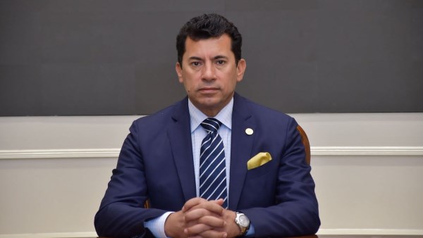 وصول وزير الرياضة لحضور مؤتمر اتحاد الكرة وجهاز منتخب مصر