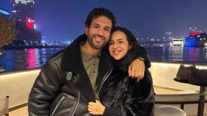 عقبال مليون سنة.. رسالة رومانسية من إيمي سمير غانم لزوجها بعيد ميلاده