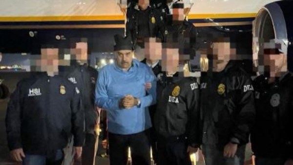 الرئيس الفنزويلي يطمأن محبيه: أقبع وزوجتي في سجن أمريكي